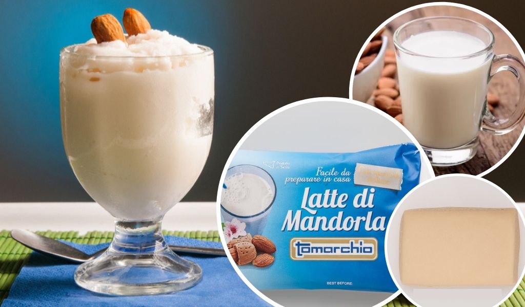 Ricetta latte di mandorla panetto tomarchio - granita mandorla panetto Tomarchio